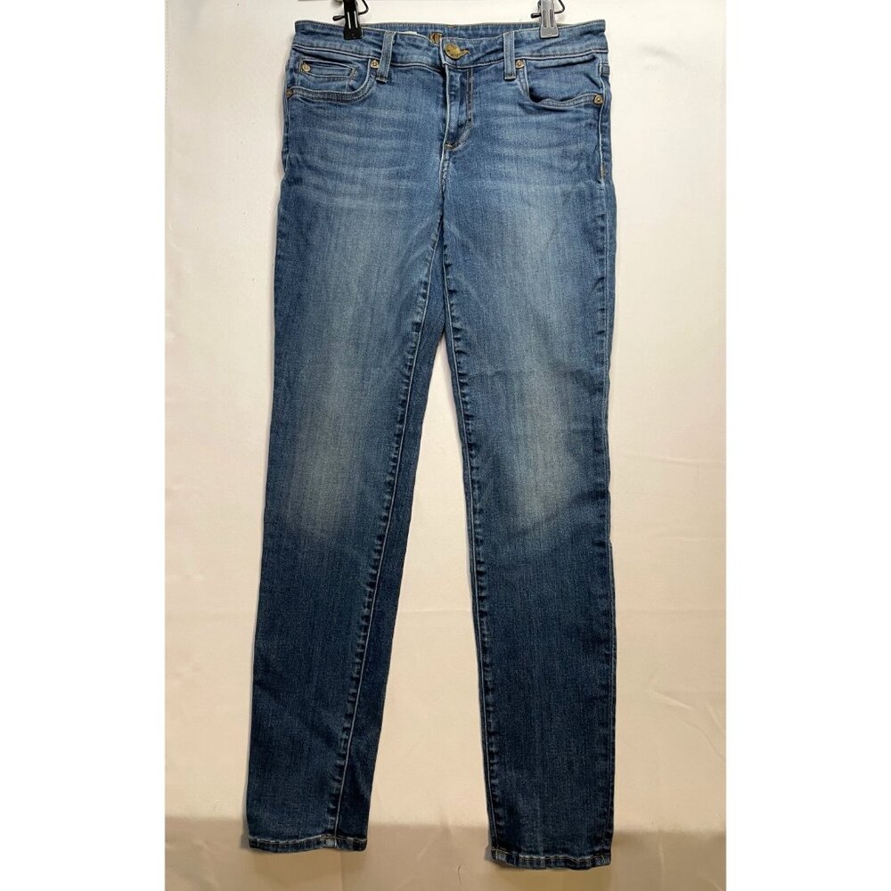 Kut from Kloth jeans womens 0 28 x 30 Catherine boyfriend low rise blue